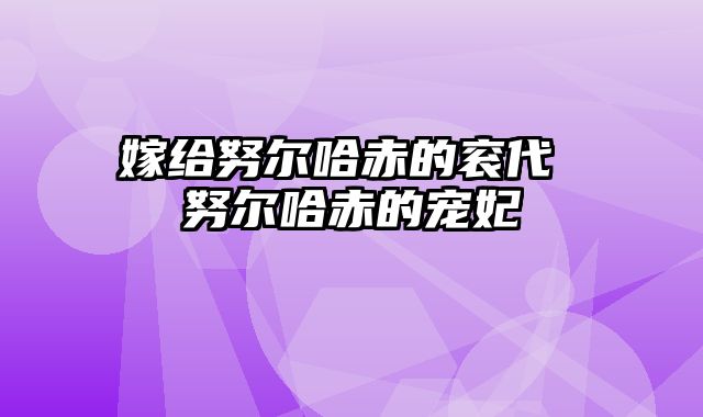 嫁给努尔哈赤的衮代 努尔哈赤的宠妃