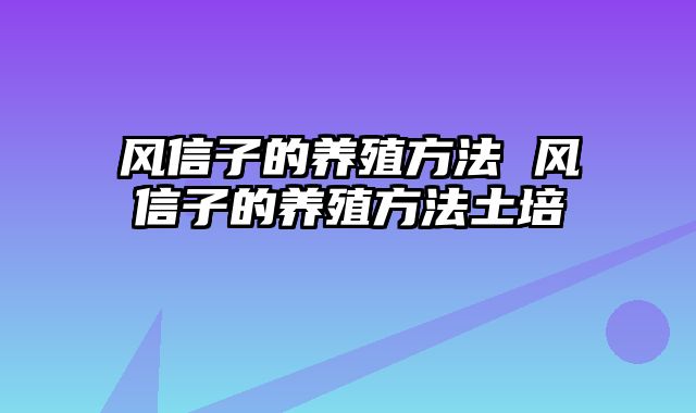 风信子的养殖方法 风信子的养殖方法土培