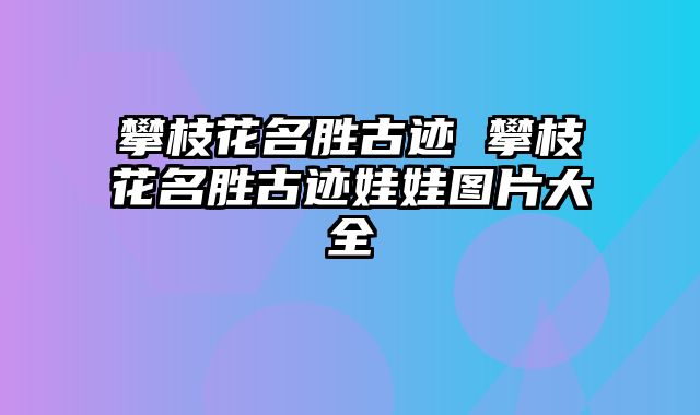 攀枝花名胜古迹 攀枝花名胜古迹娃娃图片大全